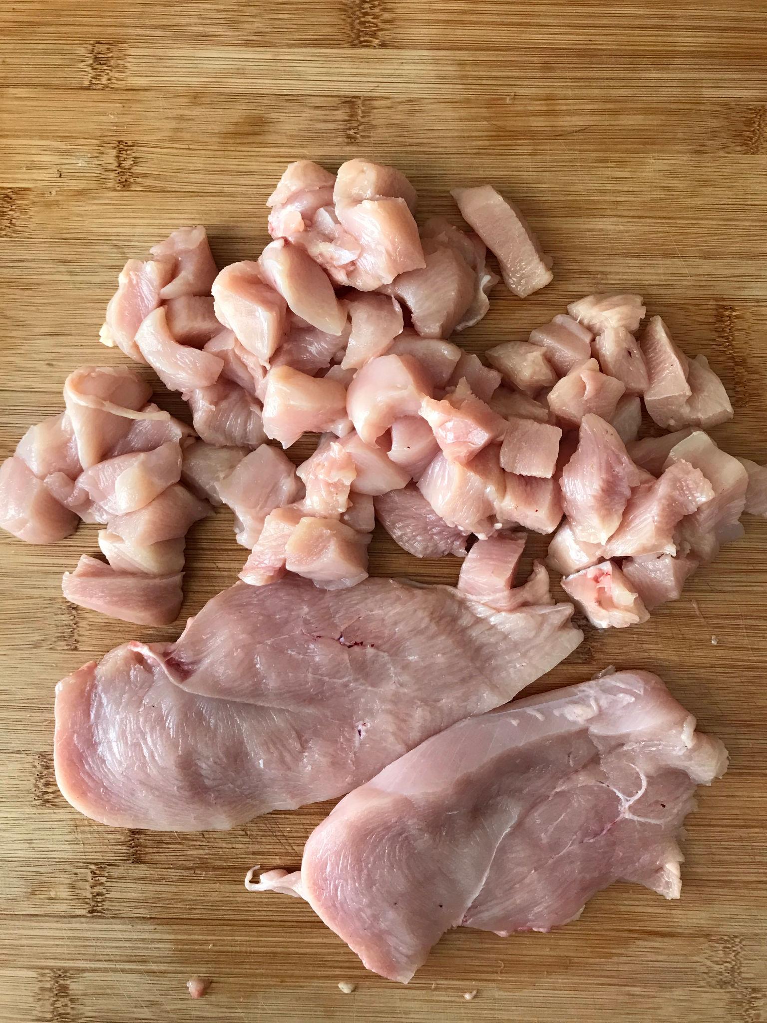 Chicken with Bone Cuts
